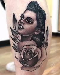 Stag and Dagger Tattoo