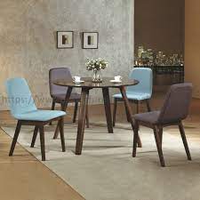 O&k furniture square coffee table with 4 nesting stools. 4 Seater Home Office Round Wood Coffee Table Set Meja Makan Set