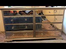 Diy Mirrored Dresser Under 100 Youtube Dresser With Mirror Diy Mirror