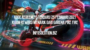 No reward of any kind can be redeemed from the guest account, so log in with facebook or vk account to get the prize. Kode Redeem Ff Terbaru 25 Februari 2021 Klaim Reward Menarik Dari Garena Fire Fire Info Solution