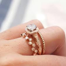 You may choose from rose gold wedding rings and bands too. Here S Why Rose Gold Rings Are Becoming Our Obsession Offbeat Bride