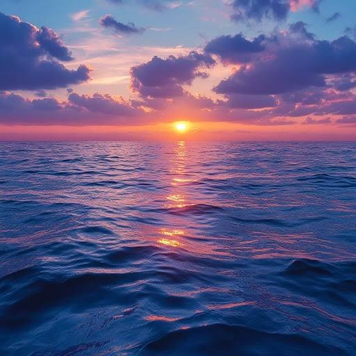 Download Sunset ocean view Image - Sunset, Ocean, Sky | StockCake
