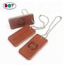 Leather Branding Tags with Ball Chain from www.doylabel.com