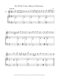 We Wish you a Merry Christmas for Flute - Free Sheet music for Flute |  8notes.com