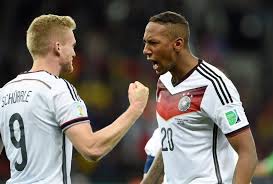 His jersey number is 14. Jerome Boateng Bayern Munich Star Laughs At Lionel Messi Cross Up And Says He Could Join Mls One Day Complex