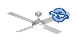 High quality ceiling fans online at the best prices. Grange 16w Led Ceiling Fan Light Mercator Brushed Steel Or White Fc037134 Led Ceiling Fan Ceiling Fan With Light Ceiling Fan