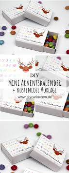Diy Adventskiste Adventskalender In Einer Kiste Selber Machen Diycarinchen Diy Blog Kleines Weihnachtsgeschenk Basteln Geschenke Adventskalender Geschenke