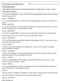 Practice Applying Compound Interest Formulas With These Word Problems Word Problems Word Problem Worksheets Simple Word Problems