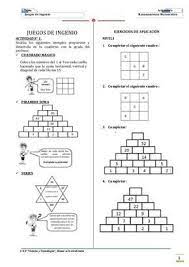 Tema Juegos De Ingenio Asignatura Razonamiento Matematico I E P Ciencia Y Te Juegos De Algebra Juegos Matematicos Para Imprimir Juegos Matematicos Secundaria