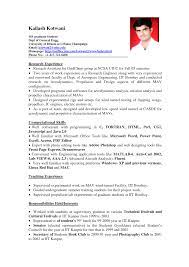 Resume Sample for Students With No Experience | Sample Resumes