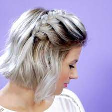 27 Braid Hairstyles For Short Hair That Are Simply Gorgeous Cheveux Courts Coiffure Cheveux Courts Ondules