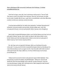 Pada bagian depan buku yasin terdapat beberapa halaman lampiran yang disesuaikan dengan maksud dan tujuan pembuatan buku yasin. Kamu Sekeluarga Telah Menyertai Sambutan Hari Keluarga Ceritakan Pengalaman Kamu Itu