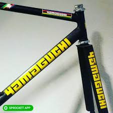 1992 Yamaguchi Decals On The Pursuit Track Frame Used By Mikemccarthy To Win The 92 World Pursuit Championships Koi Bicycle Track Yamaguchi Olympic Athletes