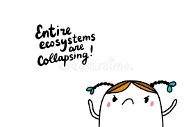 Entire Ecosystems Are Collapsing Hand Drawn Vector Illustration In Cartoon Comic Style Greta Thu Comic Styles Hand Drawn Vector Illustrations Hand Drawn Vector