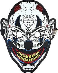 Don't be too afraid of the killer clown. Bol Com Simon Jones Led Party Rave Masker Killer Clown