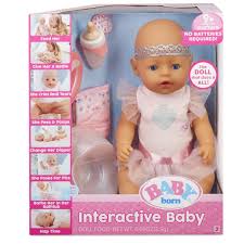 Highlights:bathtub with real working shower head with foaming and shower function,bathtub playset is perfect for water and pretend play with doll,fun. Baby Born Interactive Doll Blue Eyes With 9 Ways To Nurture Eats Drinks Cries Sleeps Bathes And Wets Walmart Com Walmart Com