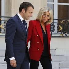 The lady dancing with him is her wife, and age gap between them is 24 years. Brigitte Macron S Elle France September 2017 Cover Has Best Sales In A Decade Anne Of Carversville Red Blazer Outfit First Lady Fashion