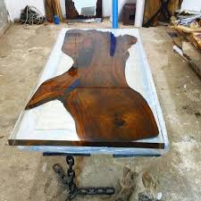Pin By Deniz Kocaman On Resin Wood Table Wood Resin Tree Furniture Resin Table