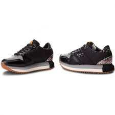 Sneakers PEPE JEANS - Zion Studs PLS30787 Black 999 - Sneakers - Low shoes  - Women's shoes | efootwear.eu