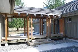 Residential Covered Walkways Covered Walkway Connecting House Garage Riverside Renovations Covered Walkway Breezeway Garage Design