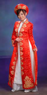 Vietnam Ao Dai Traditional Outfits Vietnamese Wedding Dress