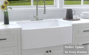 Beautiful kitchen designs beautiful kitchens home decor kitchen home kitchens kitchen sink kitchen cupboard soapstone kitchen kitchen pantry design kitchen countertops. 30 Farmhouse Kitchen Sink White Enbol 30x21 Inch Apron Front White Porcelain Farmhouse Undermount Single Bowl Sink Pa3021 Amazon Com