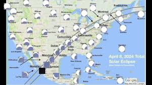 2017 great american solar eclipse ]. 2024 Total Solar Eclipse Animation For North America Youtube