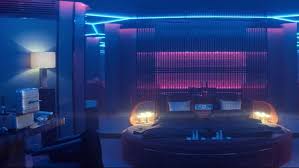 Creating A Bold World For The Cold War Thriller Atomic Blonde Atomic Blonde Hotel Room Design Atomic Blonde Aesthetic