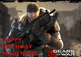 Being geeks ourselves, we know the conventional valentine's day cards can be boring with the same old mushy romantic one liners. Gears Of War Birthday Card Celebrity Facemasks Com