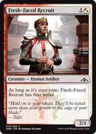 Followed by fresh new faces 6 (2005) see more ». Fresh Faced Recruit Guilds Of Ravnica Gatherer Magic The Gathering