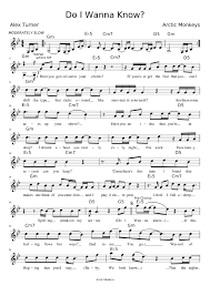 / do i wanna know is the first single from am, premiered live at the ventura theatre, ca on may 22, 2013. Do I Wanna Know Sheet Music For Piano Solo Musescore Com