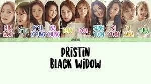 I got you wrapped on my finger tto dareun nae moseubi meorissoge linger geu nuga nal mallyeo i don't stop naega anin naega taeeona machimnae bulkeun nuni deureona nal jibeosamkyeo. Pristin Black Widow Eng Rom Han Color Coded Lyrics Youtube