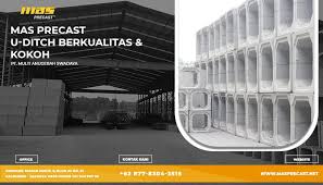 Jual cetakan u ditch jakarta. Mas Precast U Ditch Berkualitas Kokoh Mas Precast