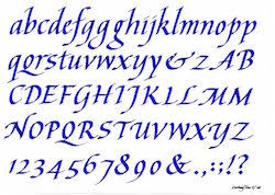 Learn Calligraphy Alphabets