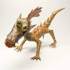 Pedro linares lópez gbab di national arts and science award for di popular and traditional arts category for 1990, di highest decoration to artisans awarded by di mexican government. Lot Art Mexican Papier Mache Alebrijes Attributed To Pedro Linares Lopez