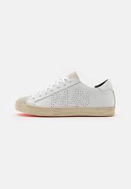 | schnelle & kostenlose lieferung | zalando P448 John Unisex Sneaker Low White Orange Weiss Zalando De