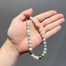 テリ評価75点・カジュアル使いに大人気のバロックシェイプ】南洋真珠マルチカラーネックレス | GENERAL PEARL
