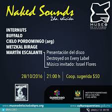 Cielo Pordomingo En Concierto Nakedsounds Queretaro Qro Mexico Cielopordomingo Giradeconciertos Flyer Cartel Poster