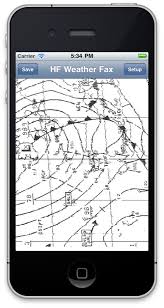 Hf Weather Fax Marine Radio Fascimile Decoder App Marine Radios Marine Electronics Weather Chart