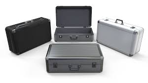 Two Types Of Metal Aluminum Briefcases Types Of Metal Briefcase Metal