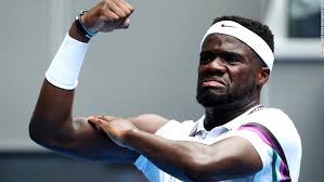 Superstar serb made to work hard before triumphing in four sets over frances tiafoe. Kevin Anderson Upset By Frances Tiafoe At Australian Open Roger Federer Wins Cnn