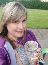 Walking to the office for fun