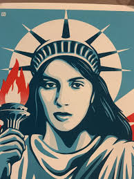 Thomas Wimberly America For All Vote Election Shepard Fairey Nurse Signed  #’d