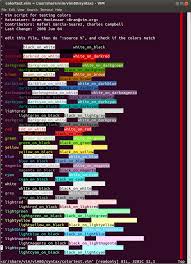Make Vim Show All The Colors Vi And Vim Stack Exchange