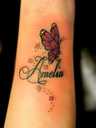 For the ladies, popular wrist tattoos range from flowers, names, hearts, the sun, the moon, birds, and rosary beads. 43 Awesome Butterfly Tattoos On Wrist