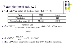 We'll do this in two parts to make it clear. Economics Chapter 1 National Income Measuring Indicators L