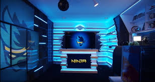 Ninja S New Streaming Room Stream Capture Video Game Rooms Game Room Design Game Room Kids