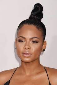 5 Easy Holiday Styles For Relaxed Hair Essence Top Knot Hairstyles Relaxed Hair Hair Beauty