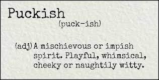 Learn Puckish Meaning Etymology And Synonyms