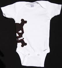 Baby Boy Skull And Crossbones Black With Red Contrast By Lovebama 10 00 Cool Baby Stuff Dapper Baby Baby Boy Outfits